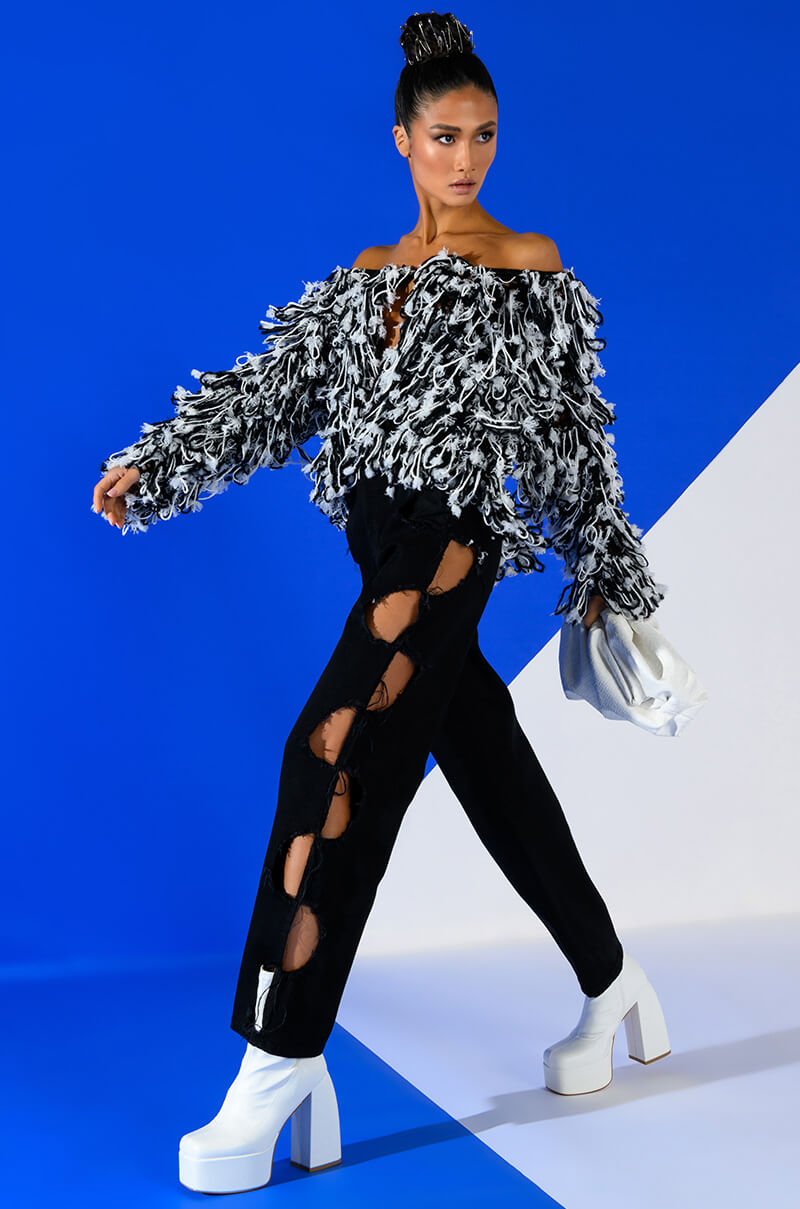 WHITLEY CUT OUT RELAXED FIT JEANS view 0