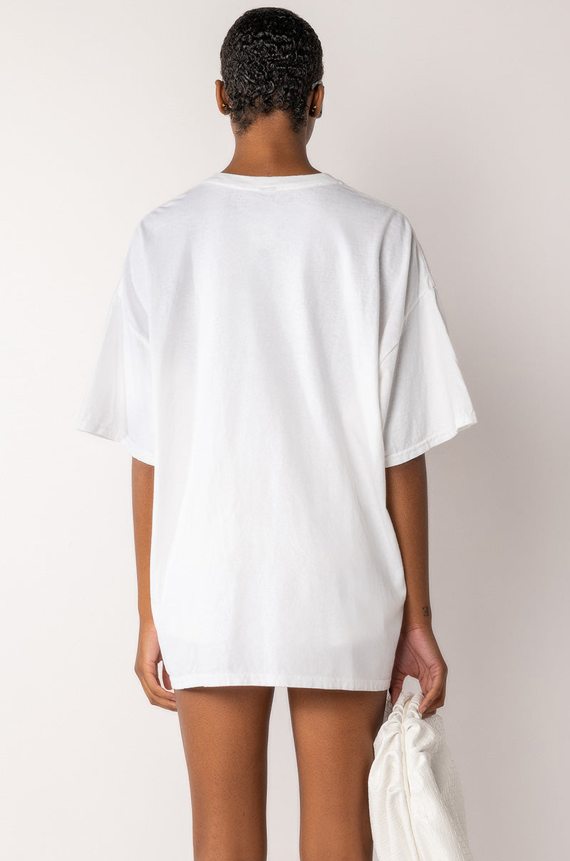Full View Whitney Houston Oversized Distressed Graphic T Shirt