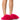 Front View Wig Out Faux Fur Slippers In Fuchsia