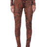 Front View Wild Cheetah Print Leggings