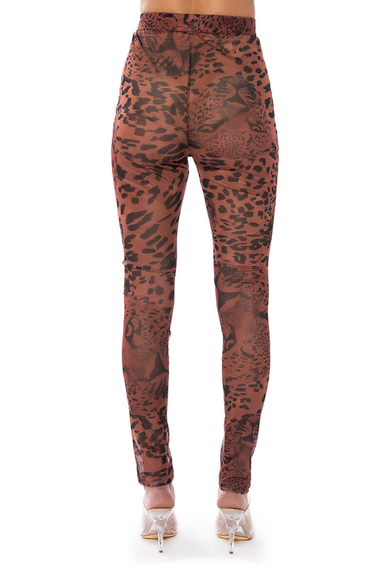 Extra View Wild Cheetah Print Leggings