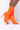 Side View Wild Dreams Open Toe Bootie in Orange