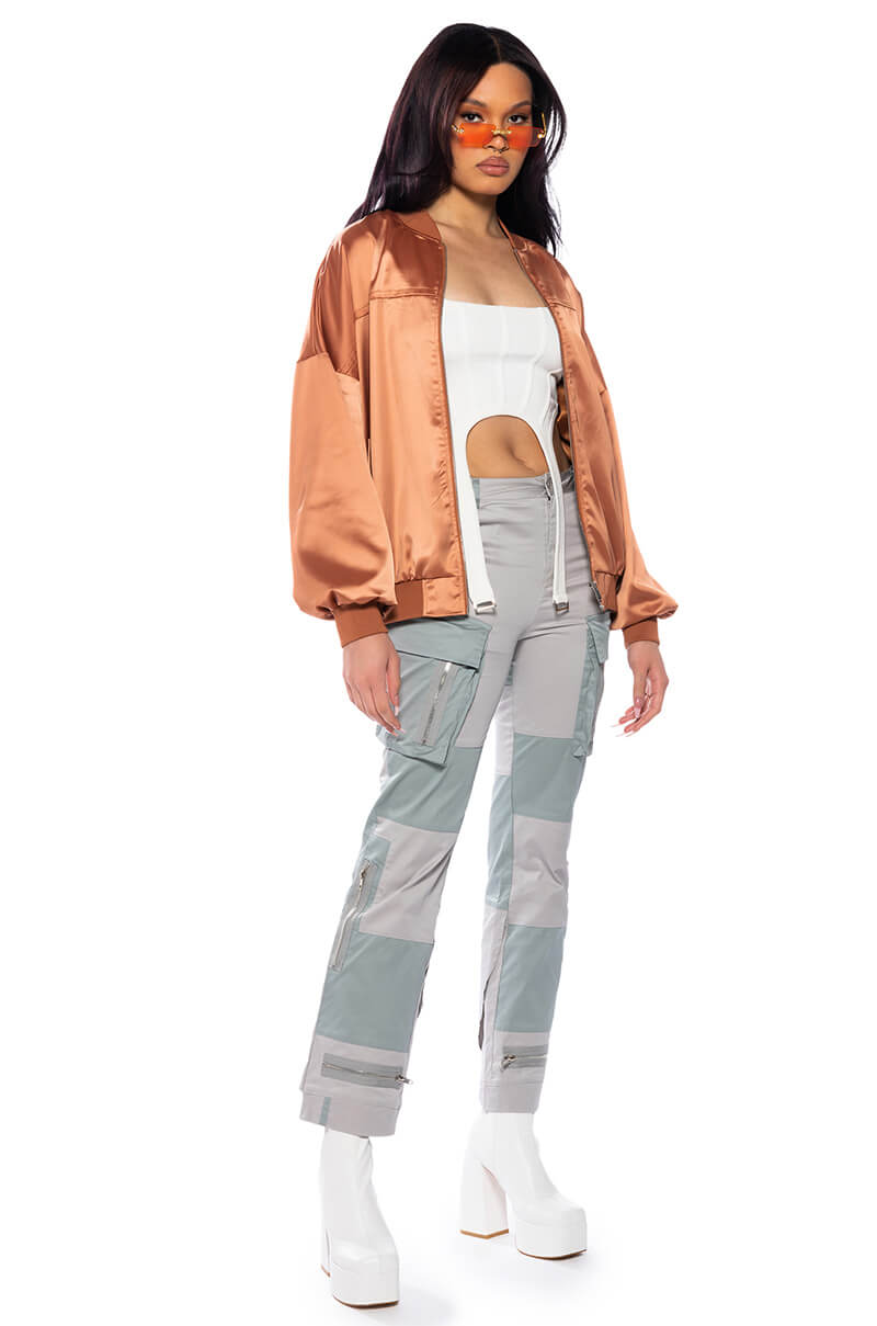 Detail View Wild Ones Colorblock Cargo Pant view 4