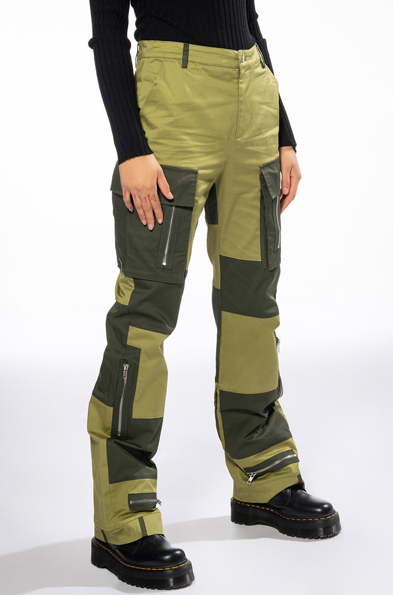 Front View Wild Ones Colorblock Cargo Pant view 1