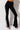 Front View Wild Thoughts High Waisted Rhinestone Flare Jeans  in Black