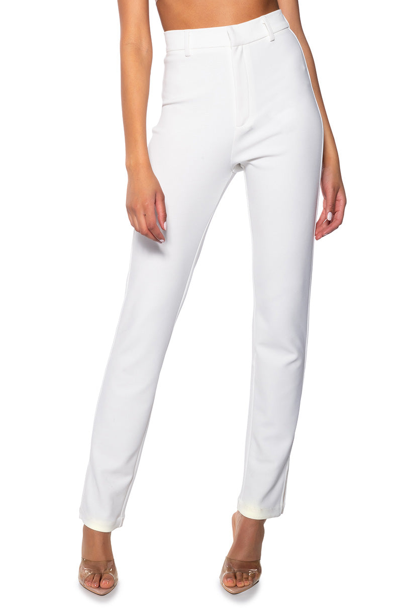Front View Wildest Dreams Straight Leg Trouser
