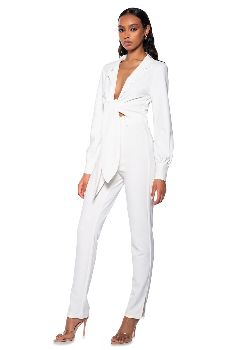 Side View Wildest Dreams Straight Leg Trouser