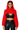 Front View Willa Cropped Hooded Sweater