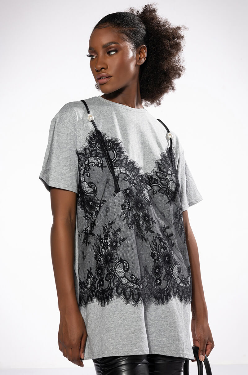 WINNY LACE DETAIL TSHIRT view 0