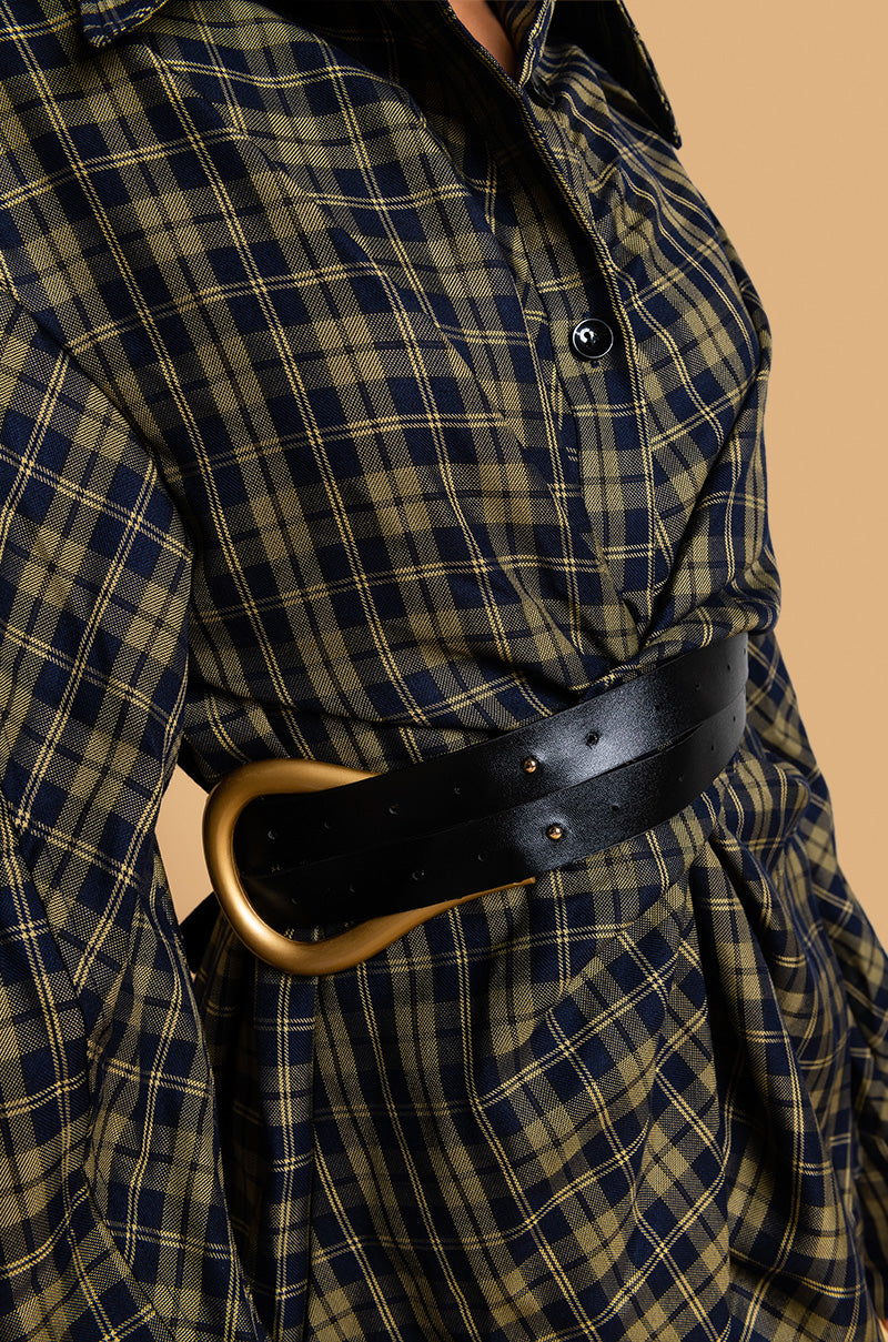 WISH YOU WERE HERE PLAID T SHIRT DRESS WITH OVERSIZED BELT – AKIRA WISH YOU WERE HERE PLAID T SHIRT DRESS WITH OVERSIZED BELT – AKIRA
