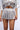 Full View Wishful Thinking Pleated Metallic Mini Skirt In Silver