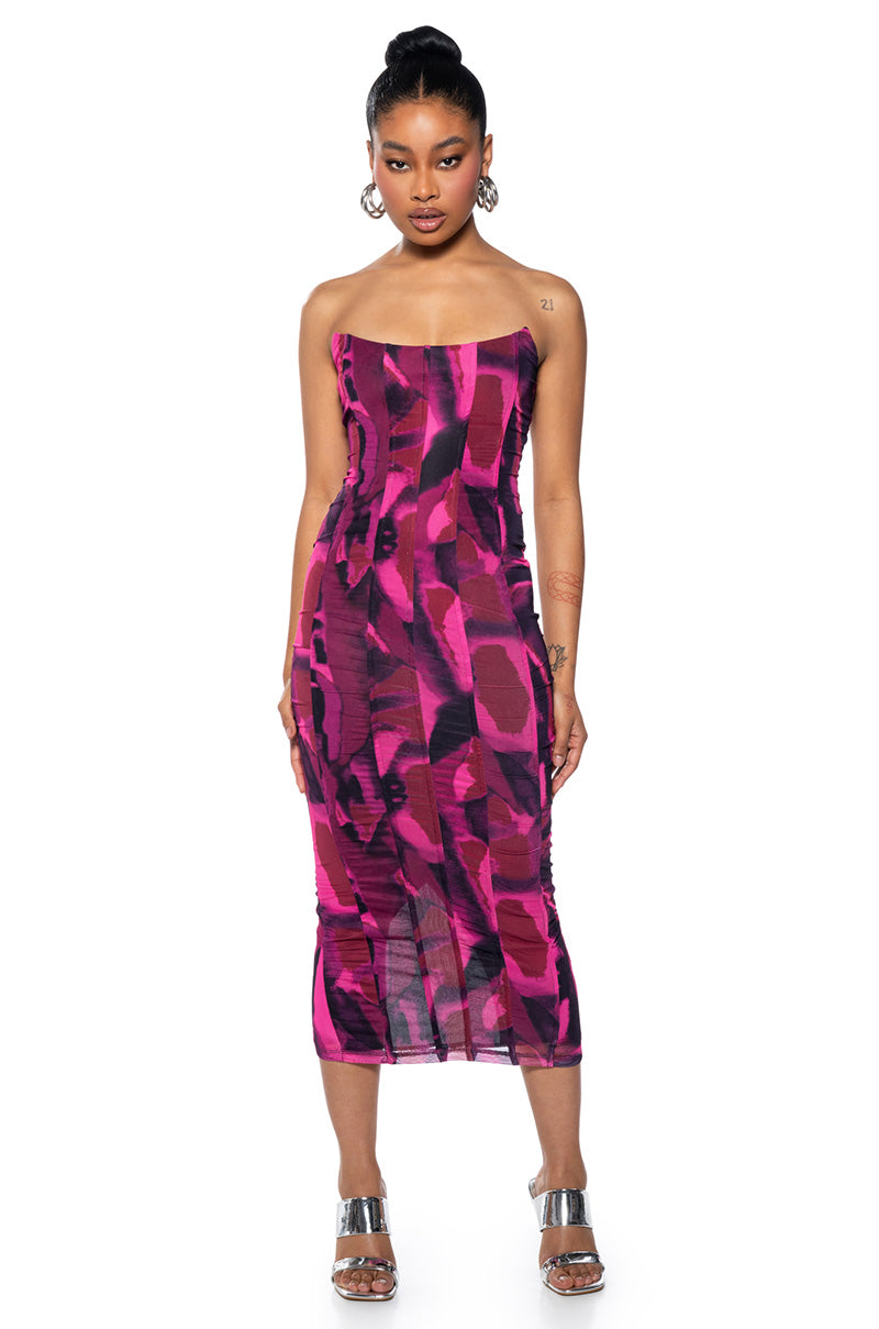 WISHING ON A DREAM MESH MAXI DRESS view 0