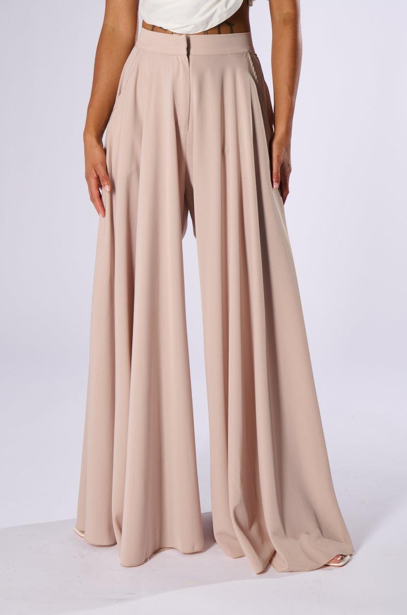 Front View With The Waves Ultra Wide Trouser