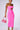 Front View Woke Up Like This Strapless Cut Out Midi Dress In Pink