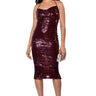 Front View Wonderland Sequin Maxi Dress