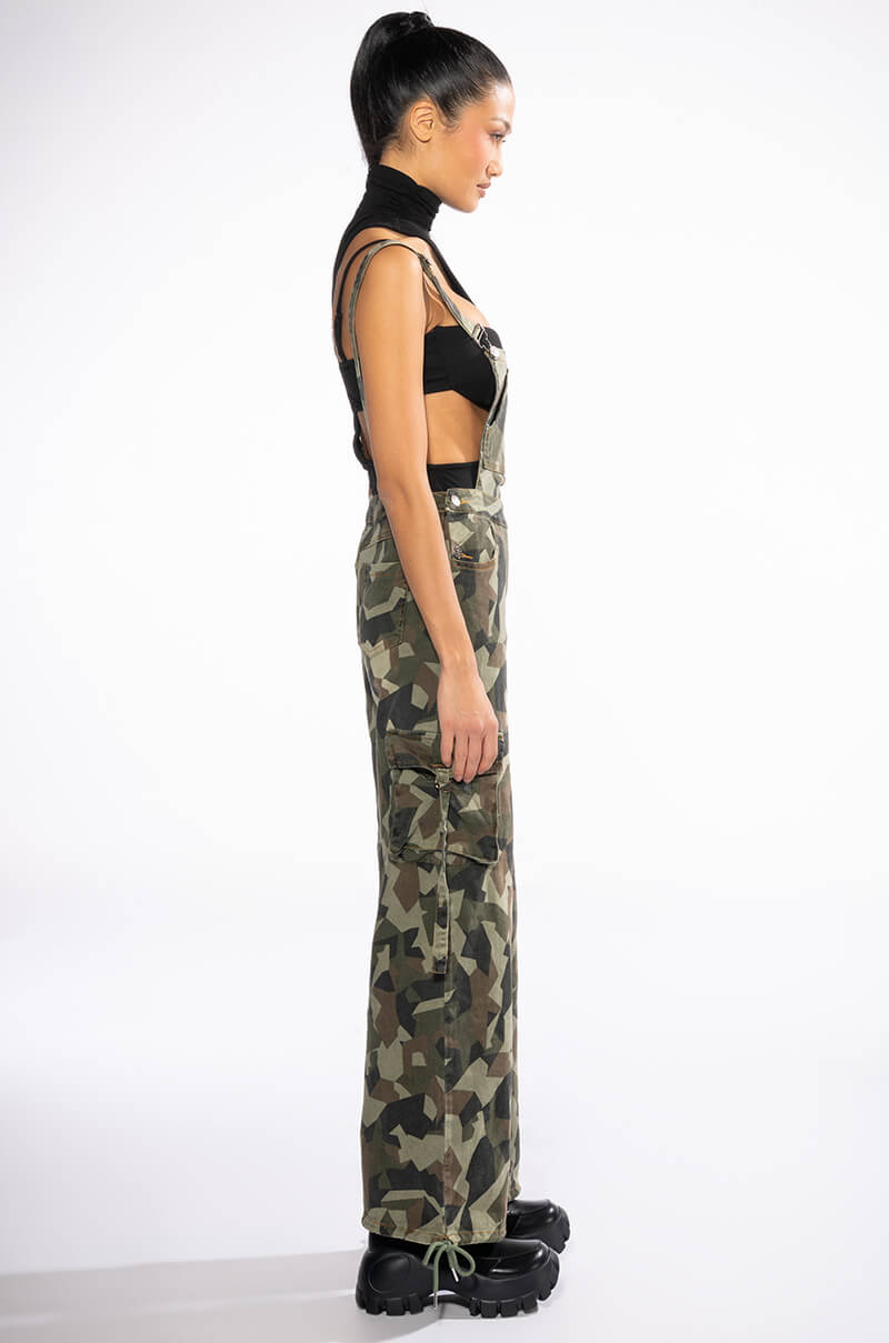 Detail View Work For You Adjustable Overalls