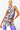 Front View Work Of Art Sleeveless Mock Neck Mesh Mini Dress