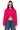 Front View Worship Me Knit Crop Hoodie