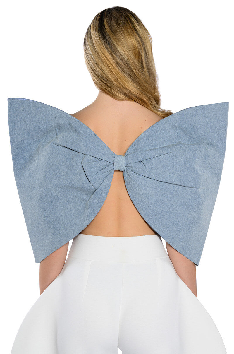 Full View Wrap Me Up Oversized Bow Top