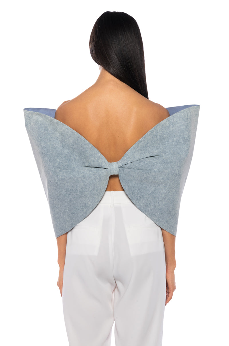 Full View Wrap Me Up Oversized Bow Top