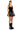 Back View Wrong Decisions Pleated Mini Dress