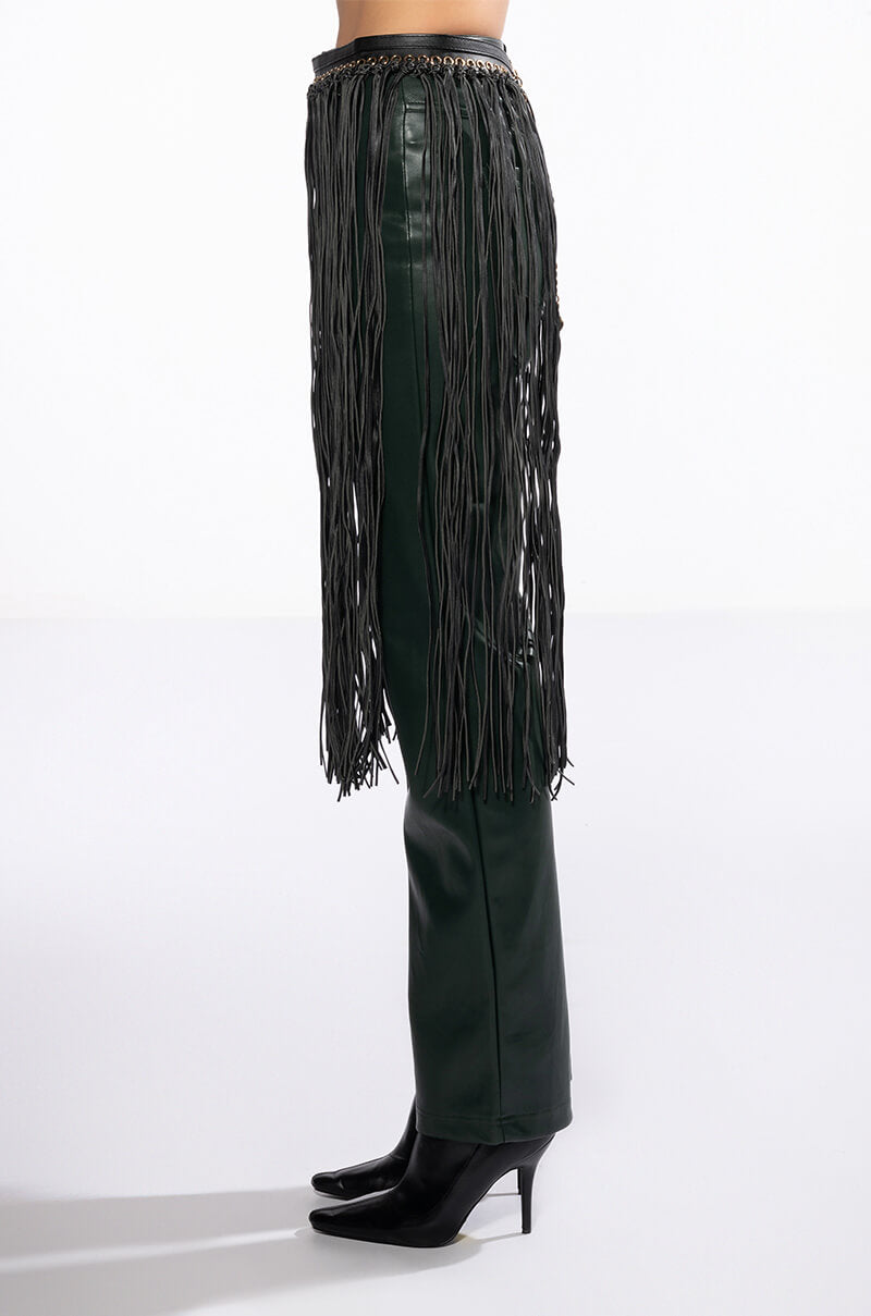 Detail View Wyatt Western Fringe Belt