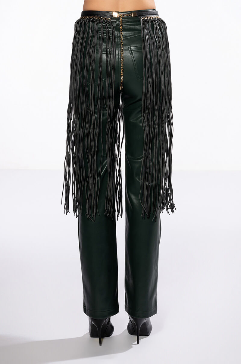 Full View Wyatt Western Fringe Belt