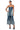 Front View Y2k Bae Strapless Washed Denim Maxi Dress