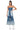 Front View Y2k Bae Strapless Washed Denim Maxi Dress