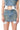 Side View Y2k Rhinestone Mini Denim Skirt