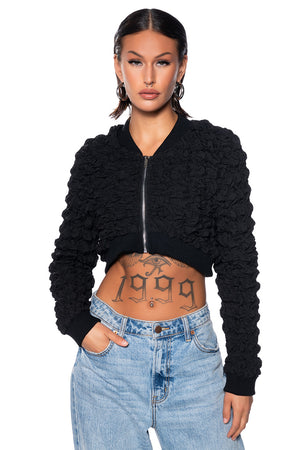 Y2K SCRUNCHIE COVER UP JACKET – AKIRA