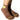 Front View Yellow And Tan Smiley Face Socks