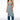 Front View Yes Please Diamond Denim Cut Out Dress