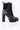 Back View You Already Know Chunky Bootie in Black Multi