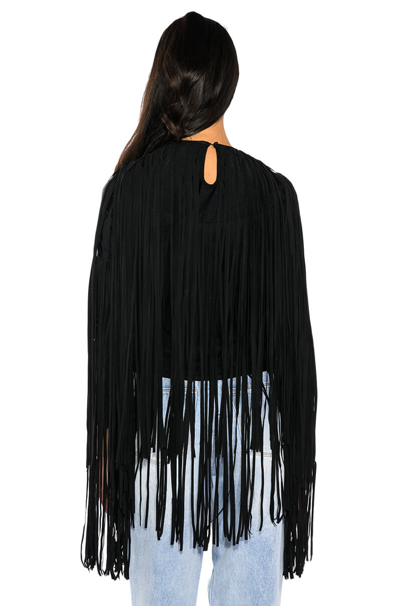 Extra View You Are Trouble Sleeveless Statement Top