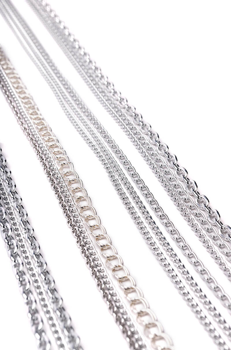 Detail View You Bore Me Chain Hair Clips