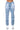 Back View You Oughta Know Denim Jogger In Light Blue Denim