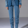 Front View You Oughta Know Denim Jogger