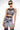 Side View You Thought Wrong Denim Print Mesh Mini Skirt And Top Set