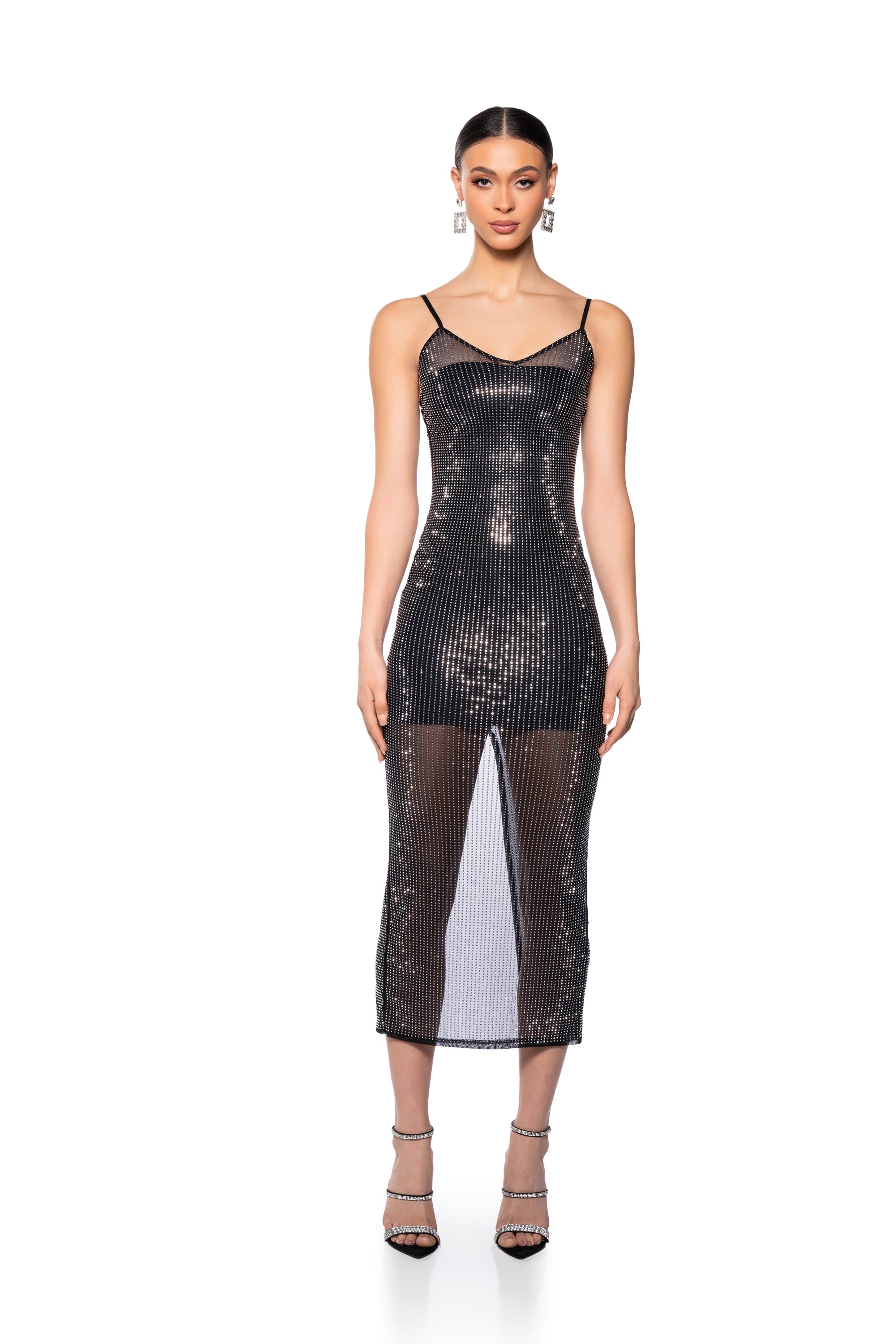 YOUR EYES ONLY SHEER EMBELLISHED DRESS – AKIRA YOUR EYES ONLY SHEER EMBELLISHED DRESS – AKIRA