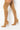 Back View AZALEA WANG Your Friends Are Taking You Out Thigh High Sexy Heel Suede Boot in Tan