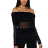 Front View Your New Type Off The Shoulder Sweater