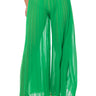 Front View Your Ultimate Pleated Palazzo Pant In Green