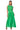 Back View Your Ultimate Pleated Palazzo Pant In Green