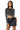 Front View Yours Tonight Mineral Wash Cropped Sweater