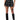 Front View Yours Truly Micro Mini Skort In Black