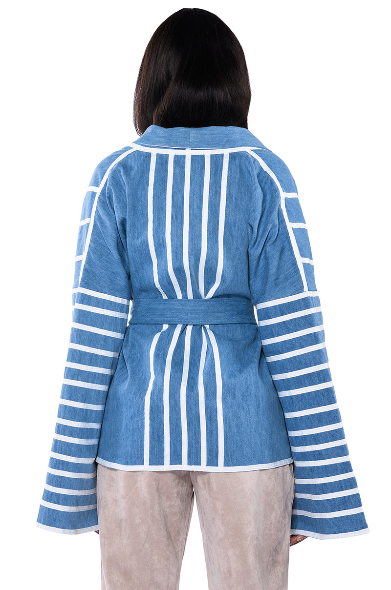 Extra View Zen Denim Kimono Jacket