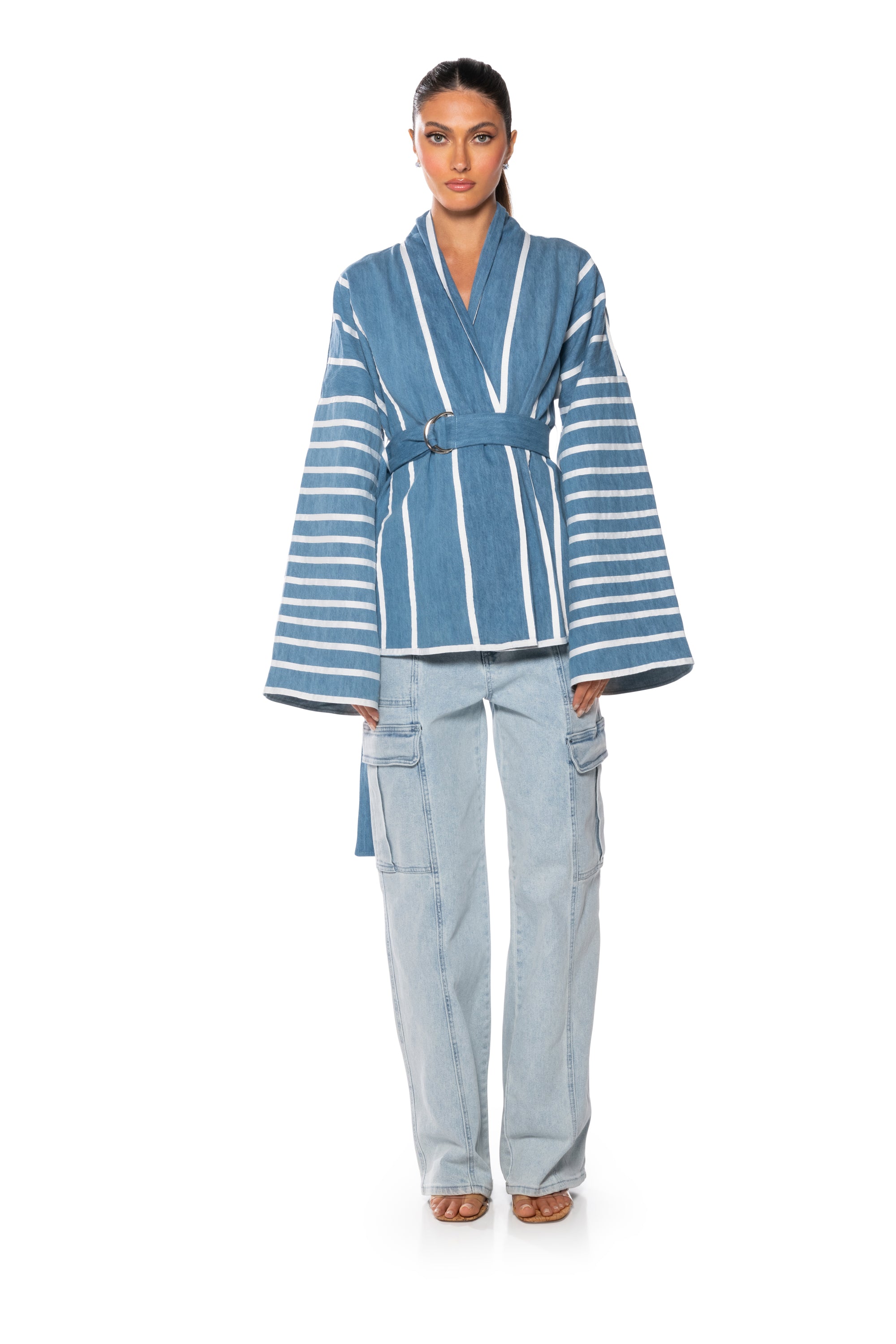 Extra View Zen Denim Kimono Jacket