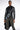 Front View Zendaya Pleather Hi Lo Trench Jacket