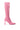 Side View Zero Gravity Mid Calf Knit Chunky Boot In Pink